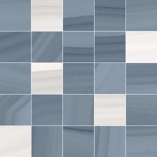 Керамическая плитка Space мозаичный синий MM34104 Декор 25x25