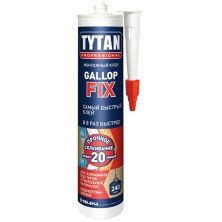 TYTAN PROFESSIONAL GALLOP FIX клей монтажный, полимерный быстрого схватывания, белый (290мл)