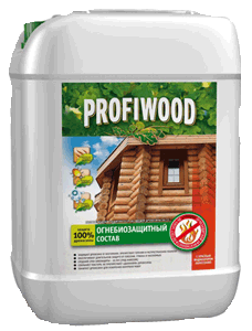 Profiwood / Профивуд ББ-11 1 группа Состав огнезащитный для древесины антисептический