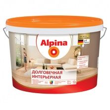 ALPINA ДОЛГОВЕЧНАЯ ИНТЕРЬЕРНАЯ (PL7) краска устойчивая к мытью, п/мат, База-1 (5л)