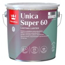 TIKKURILA UNICA SUPER 60 лак алкидно уретановый универсальный, износостойкий, полуглянцевый (2,7л)