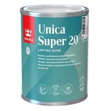TIKKURILA UNICA SUPER 20 лак алкидно уретановый универсальный, износостойкий, полуматовый (0,9л)
