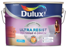Dulux Ultra Resist / Дюлакс Ультра Резист Для Гостиной и Офиса Краска для стен и потолков матовая