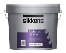 SIKKENS ALPHATEX IQ MAT краска универсальная особопрочная, глубокоматовая, база N00 (9,3л)