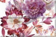 Керамическая плитка Aure Composicion Savage Flowers Berenjena 02 Панно 30x45