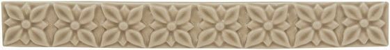 Керамическая плитка STUDIO ADST4021 RELIEVE PONCIANA SILVER SANDS Бордюр 3x19,8