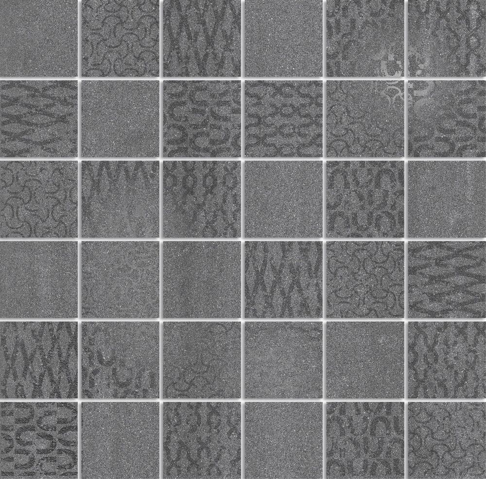 Клинкерная плитка DD2009/MM Про Дабл антрацит мозаичный Декор 30x30