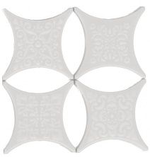 Керамическая плитка Estrella Set Core Blanco 4 вида Вставка 6,7x6,7