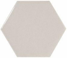 Керамическая плитка Scale Hexagon Light Grey для стен 10,7x12,4