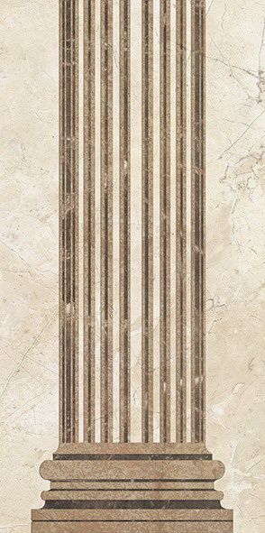 Керамическая плитка Помпеи колонна основание ВС9ПМ044 Декор 24,9x50