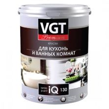 VGT PREMIUM IQ 130 КРАСКА ДЛЯ КУХОНЬ И ВАННЫХ КОМНАТ водно-дисперсионная, база C (7л)