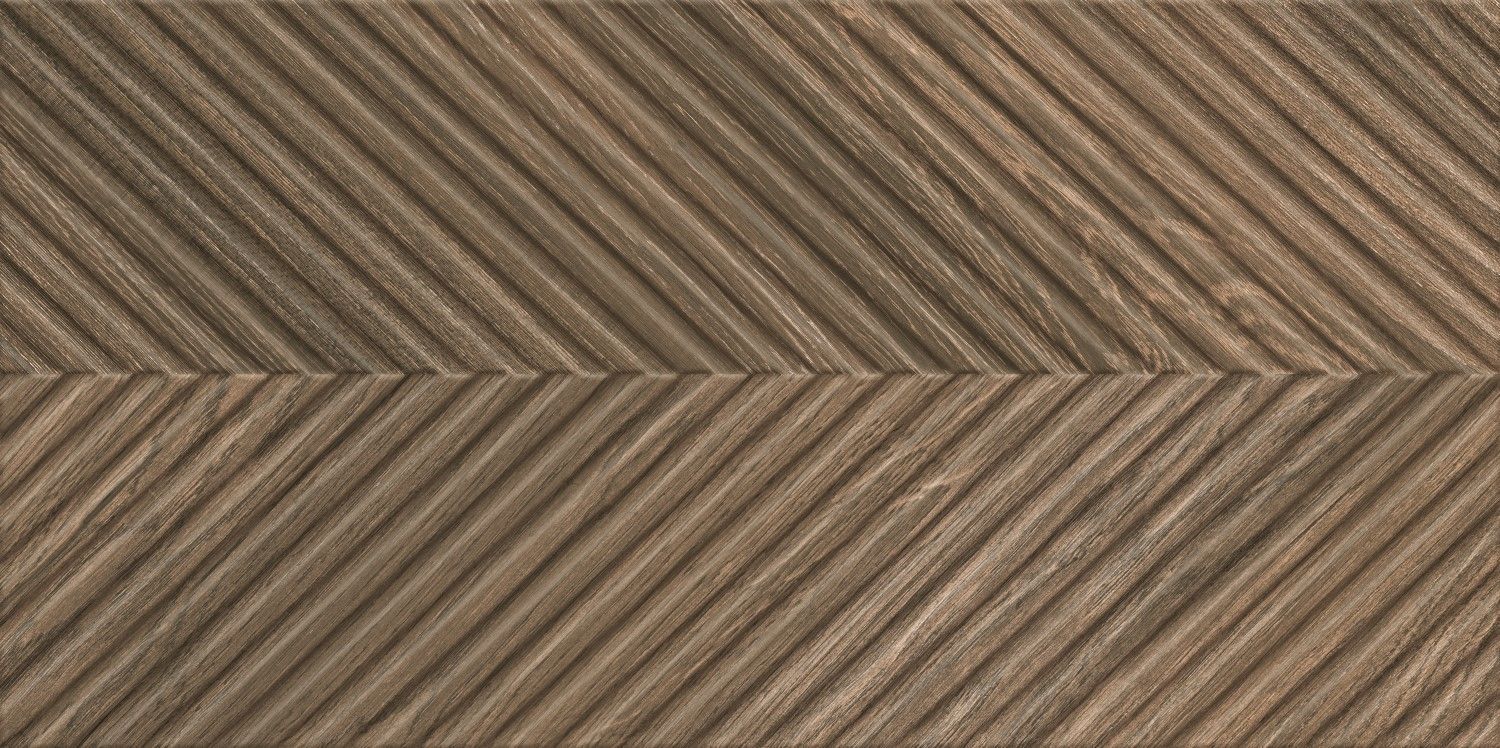 Керамическая плитка Afternoon Brown B Struktura Rekt для стен 29,8x59,8