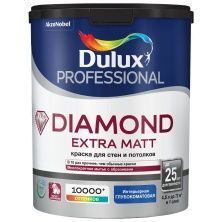 DULUX DIAMOND EXTRA MATT краска для стен и потолков, глубокоматовая, база BC (4,5л)_NEW