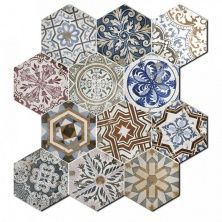 Керамическая плитка TERRA 25412 HEXAGON OPERA для стен и пола, универсально 29,2x25,4