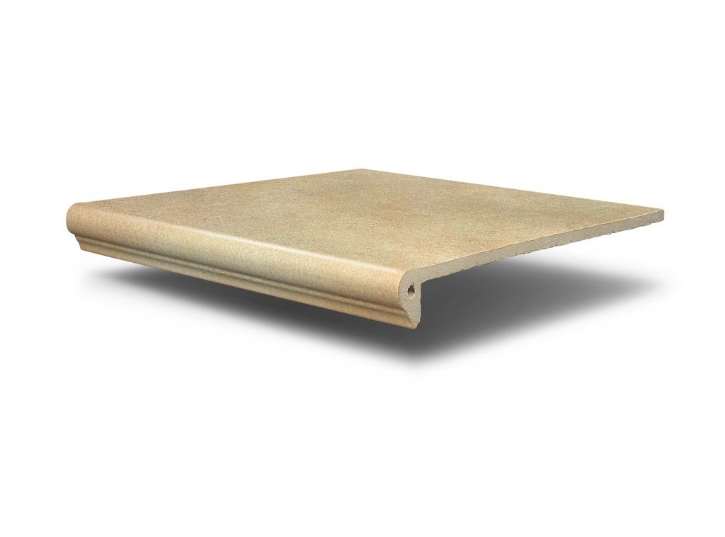 Клинкерная плитка Koblenz Florentiner-Stufe Beige Ступень 31x32