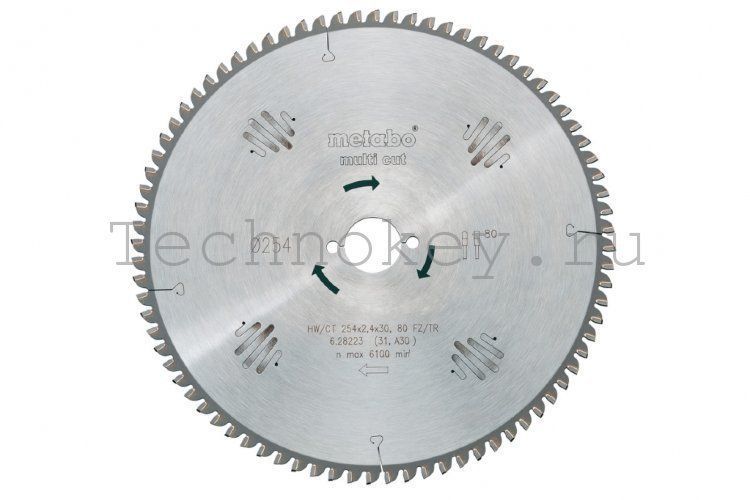 Metabo Пильный диск 305x2,4х30мм,48WZ,5neg 628227000