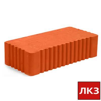 Кирпич строительный КЗ Липковский одинарный полнотелый рифленый М-150
