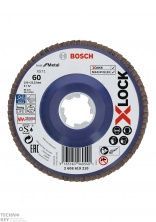 Круг лепестковый Bosch X-LOCK 125мм G60