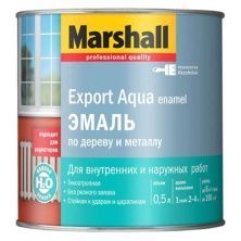 MARSHALL EXPORT AQUA ENAMEL эмаль на водной основе, универсальная, глянцевая, белая (0,5л)