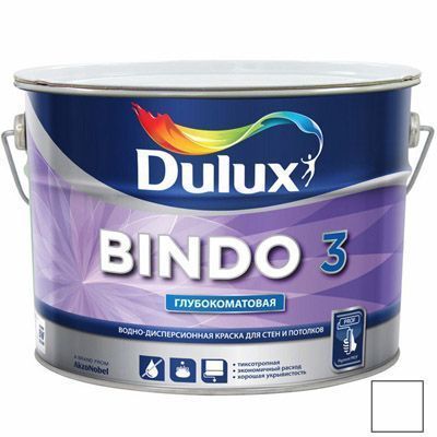 Краска Dulux Bindo 3 BW 5 л