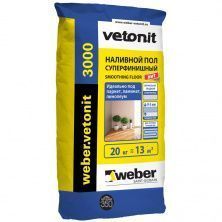 Пол наливной Weber-Vetonit 3000 20 кг