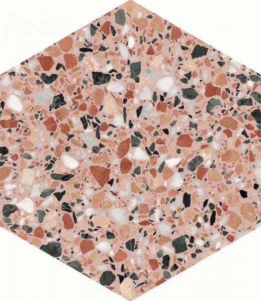 Плитка из керамогранита Terrazzo Earth для стен и пола, универсально 32x36,8