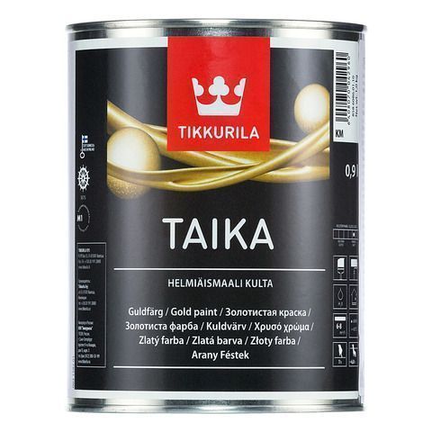 TIKKURILA TAIKA лазурь перламутровая, лессирующая, база KL, золотистый (0,9л)