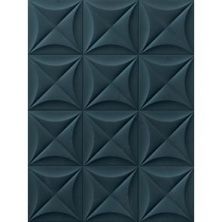 Керамическая плитка 4D Flower Deep Blue для стен 20x20