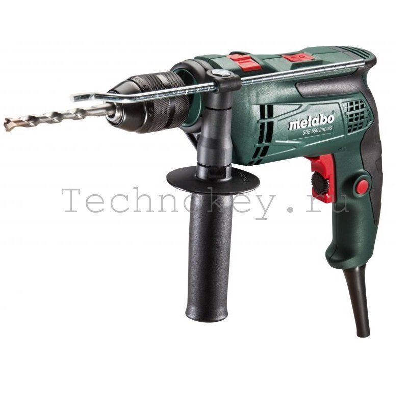 Дрель ударная Metabo SBE 650 Impuls 650вт,БЗП,кейс 600672500