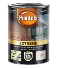 PINOTEX EXTREME лазурь для дерева, белая (0,9л)