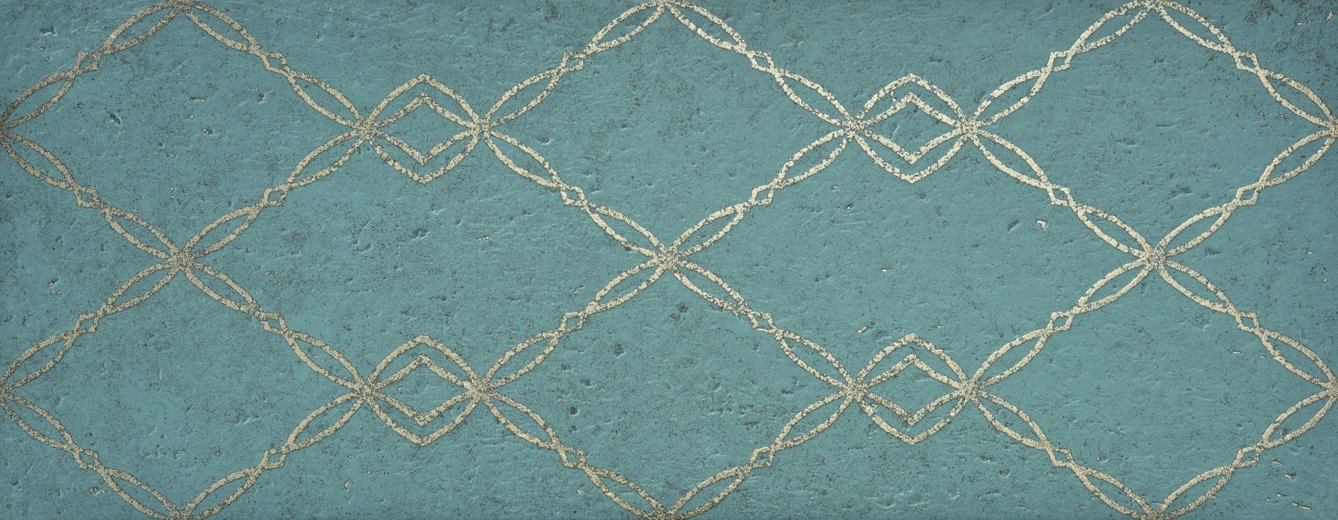 Керамическая плитка Goldstone Teal Chain для стен 35x90