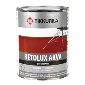 Tikkurila Betolux Akva / Тиккурила Бетолюкс Аква Краска для пола полиуретано-акрилатная полуглянцевая