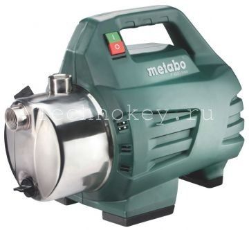 Metabo P 4500 Inox Насос поверхн.1300вт,4000л/ч,4.8бар 600965000