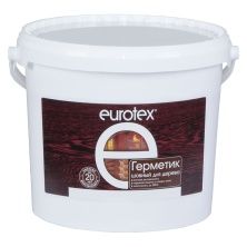 Eurotex герметик шовный для дерева акриловый, орех (6кг)