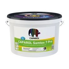 CAPAROL SAMTEX 7 Pro краска латексная для стен и потолков, шелковисто-матовая, база 1 (10л)