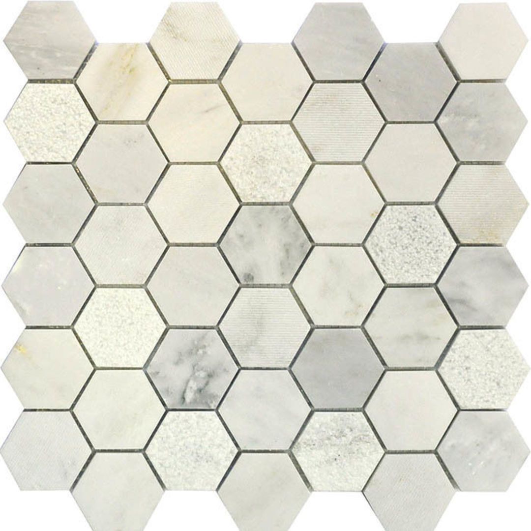 Мозаика MUARE 78799385 QS-Hex003-3f-48P/10 30,5x30,5