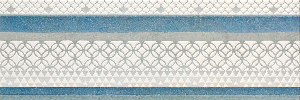 Керамическая плитка DEC LOMBARDIA BLUE Декор 32,77x100