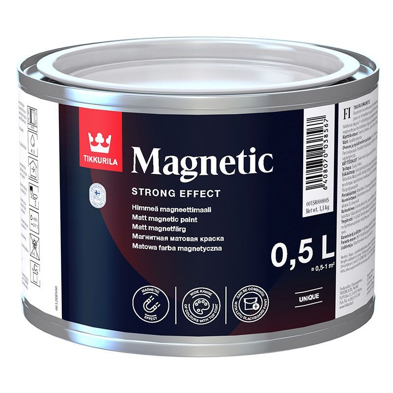 TIKKURILA MAGNETIC магнитная краска, матовая (0,5л)