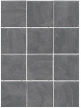 Керамическая плитка 1300 Дегре серый темный, полотно 30х40 из 12 частей для стен 30x40