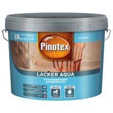 PINOTEX LACKER AQUA 70 лак на водной основе для мебели и стен, д/вн.работ, глянцевый (9л)