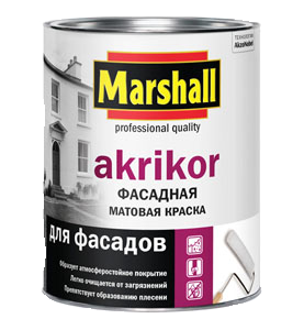 Marshall Akrikor / Маршалл Акрикор Краска фасадная акриловая матовая