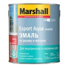 MARSHALL EXPORT AQUA эмаль водная, п/матовый, белая (2,5л)