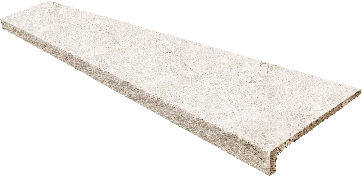 Плитка из керамогранита Evolution Stone White Ступень 33x120