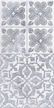 Керамическая плитка Кампанилья 2 серый 1641-0094 Декор 40x20