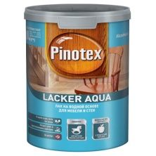 PINOTEX LACKER AQUA 10 лак на водной основе для мебели и стен, д/вн.работ, матовый (1л)