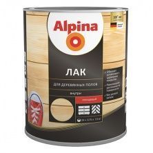 ALPINA Лак алкидно-уретановый для деревянных полов глянцевый (2,5л)