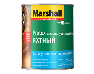 Marshall Protex / Маршалл Протекс Лак яхтный алкидно-уретановый полуматовый