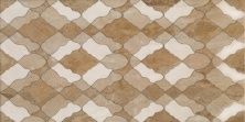 Керамическая плитка Флоренция коричневая Декор 25x50