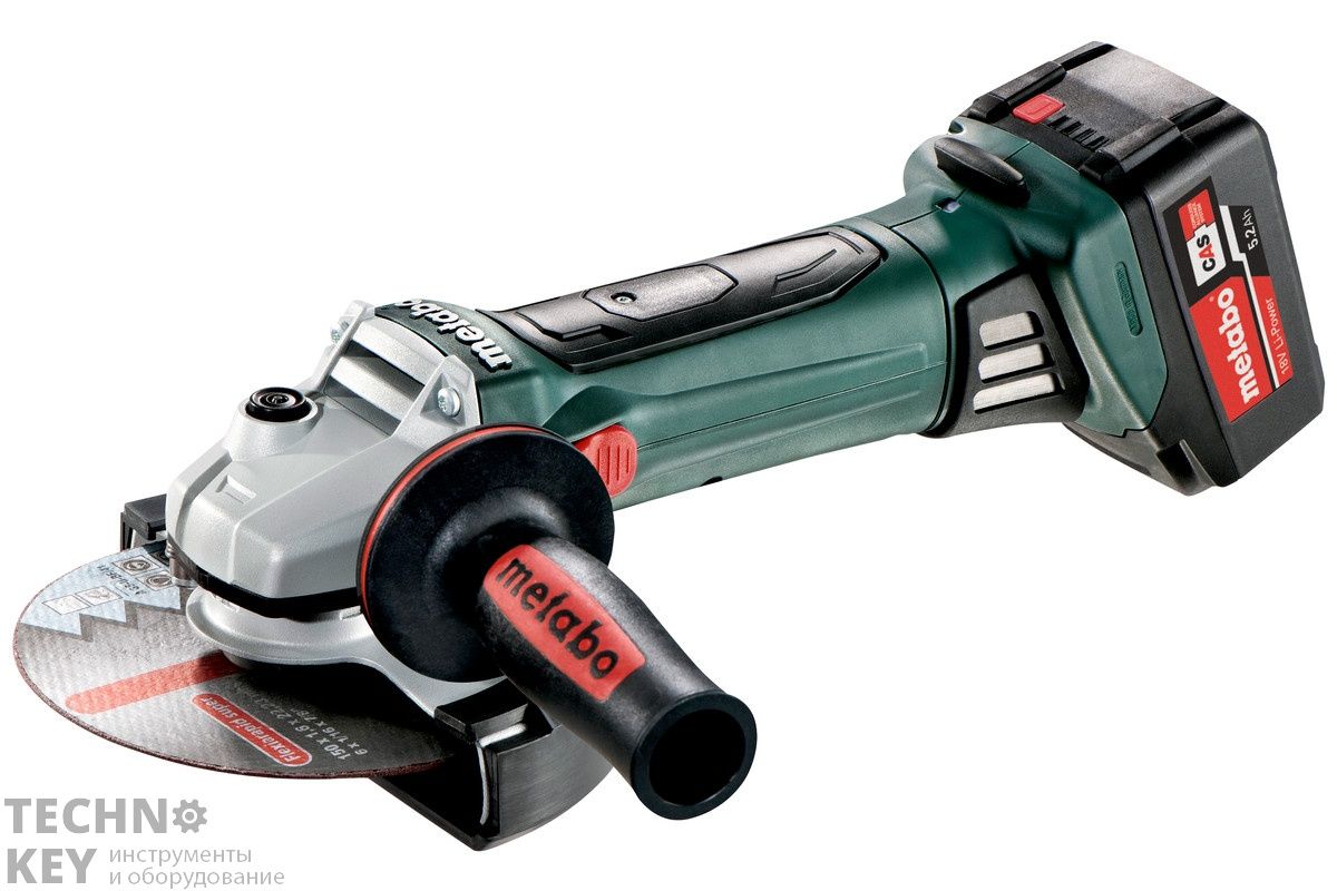 Metabo W 18 LTX 150 Акк.УШМ 2х5.2 Ач Li-Ion 600404650