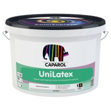 CAPAROL UNILATEX краска интерьерная акрилатная, экологичная, матовая, база 1 (10л)